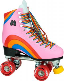 Riedell - Moxi Rainbow Rider - Pink Heart - trekové brusle Velikost (brusle): 37