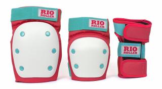 Rio Roller - Dámská Sada chráničů - Triple Pad Set Red/Mint Velikost: L