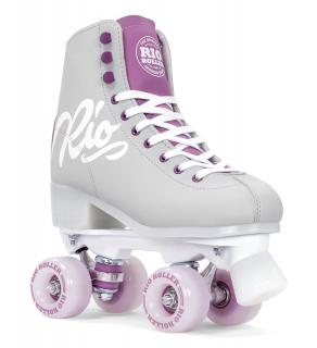 Rio - Roller Script Grey/Purple - trekové brusle Velikost (brusle): 35.5