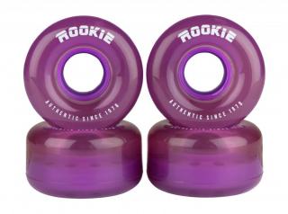 Rookie - Quad Wheel Disco 58mm - Clear purple  (sada 4 koleček)