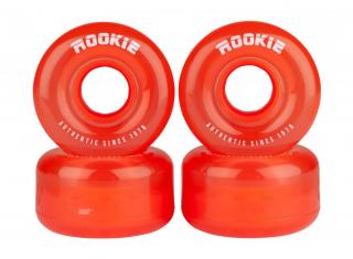 Rookie - Quad Wheel Disco 58mm - Clear red (sada 4 koleček)
