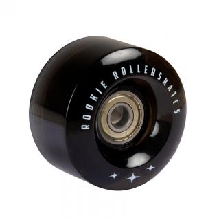Rookie - Quad Wheel Disco LED Flash 58mm - Clear black (sada 4 koleček)