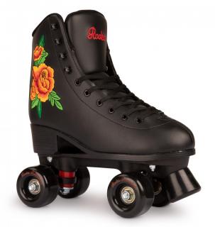 Rookie - Rosa Black - trekové brusle Velikost (brusle): 40.5
