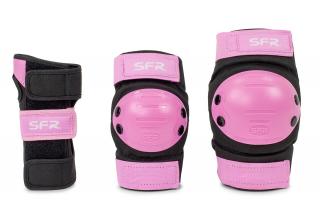 SFR - Dětská sada chráničů - Youth Ramp Triple Pad Set Black/Pink Velikost: M