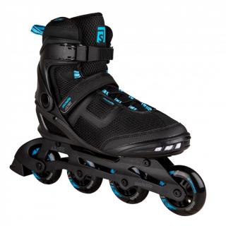 Skatelife - Aztec Black/Blue - in-line brusle Velikost (brusle): 37