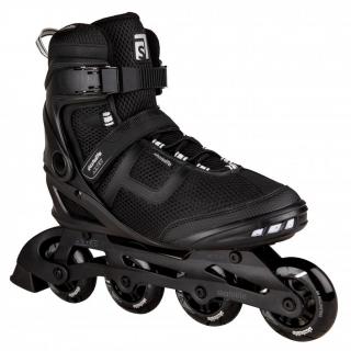 Skatelife - Aztec Black/Silver - in-line brusle Velikost (brusle): 40