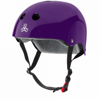 Triple Eight - The Certified Sweatsaver Helmet Purple Glossy - helma Velikost: XL/XXL