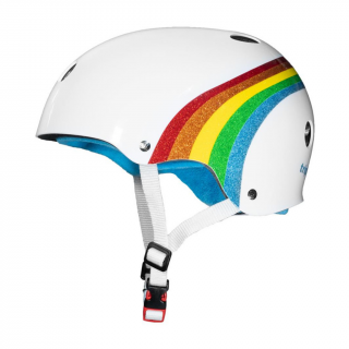 Triple Eight - The Certified Sweatsaver Helmet Rainbow White - helma Velikost: XL/XXL