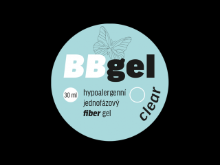 BB gel FIBER CLEAR jednofázový hypoalergenní 30ml