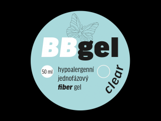 BB gel FIBER CLEAR jednofázový hypoalergenní 50ml