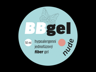 BB gel FIBER NUDE jednofázový hypoalergenní 50ml