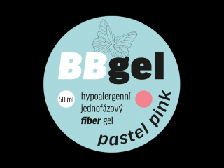 BB gel FIBER PASTEL PINK jednofázový hypoalergenní 50ml