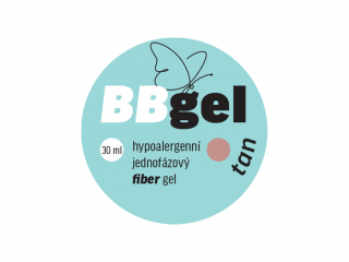 BB gel FIBER TAN jednofázový hypoalergenní 30ml