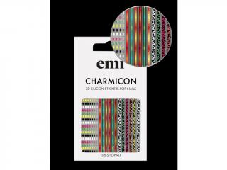 Charmicon 3D Silicone Stickers #206 Colored Lines