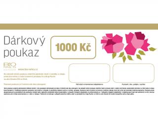 Dárkový poukaz 1000 Kč