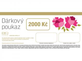Dárkový poukaz 2000 Kč