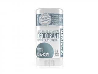 Deodorant přírodní tuhý - neparfémovaný s aktivním uhlím 65g