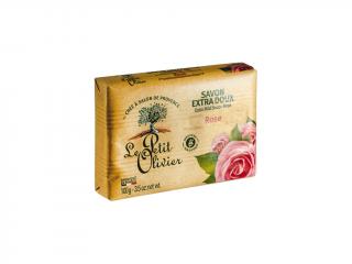 Le Petit Olivier mýdlo 100g růže