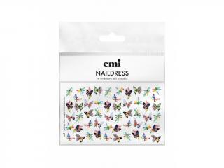 Naildress Slider Design #109 Bright Butterflies