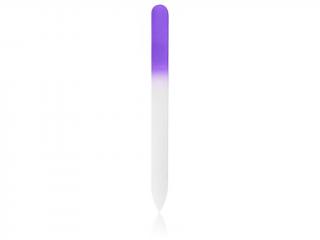 Pilník skleněný barevný velký fialová