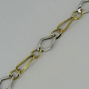 Dámský zlatý náramek Z30-088 délka: 20 cm, váha: 4.29 g, ryzost: Au 585/1000