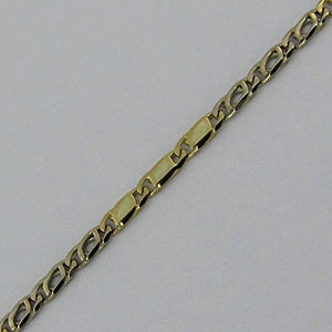 Náramek ze žlutého zlata Z30-102 délka: 18 cm, váha: 2.40 g, ryzost: Au 585/1000