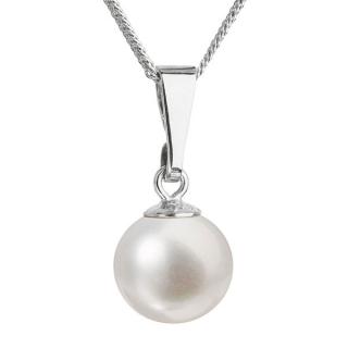 Stříbrný náhrdelník s pravou říční perlou 22008.1 -: -, ryzost: Ag 925/1000