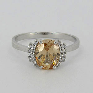 Zlatý prsten se zirkony Z70-152 váha: 2.47 g, Velikost: 56, ryzost: Au 585/1000