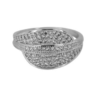 Zlatý prsten se zirkony Z70-440 váha: 2.2 g, Velikost: 57, ryzost: Au 585/1000