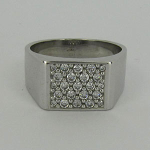 Zlatý prsten Z70-110 váha: 10.85 g, Velikost: 62, ryzost: Au 585/1000