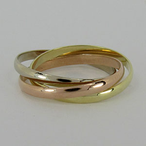 Zlatý prsten Z70-165 váha: 2.17 g, Velikost: 56, ryzost: Au 585/1000