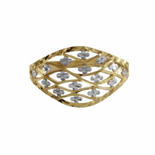 Zlatý prsten ze žlutého zlata Z70-357 váha: 2.72 g, Velikost: 64, ryzost: Au 585/1000