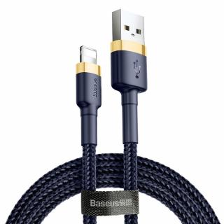 BASEUS kabel Cafule USB / lightning 2,4A 1 metr zlato-modrý