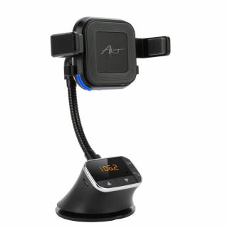 Držák do auta univerzální 4v1 (handsfree sada, indukční / bezdrátová nabíječka 10W, transmiter FM) MP3TR FM-09BT