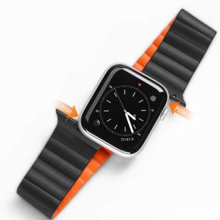 DUX DUCIS Chain magnetický silikonový řemínek pro Apple Watch 49mm černá