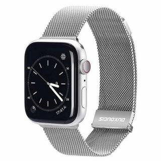 DUX DUCIS Milanese magnetický řemínek z nerezové oceli pro Apple Watch 42/44/45mm šedá