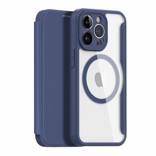 DUX DUCIS Skin X Pro MagSafe kompatibilní flipové pouzdro pro Apple iPhone 14 Plus modré