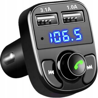 FM transmitter Bluetooth Usb Nabíječka