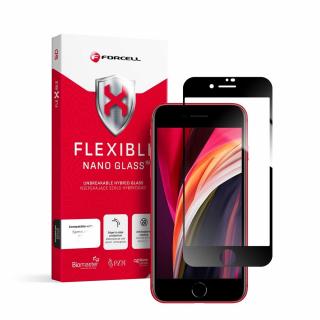 Hybridní sklo Forcell Flexible 5D Full Glue Apple iPhone 7/8/SE 2020 4,7  černé