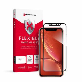 Hybridní sklo Forcell Flexible 5D Full Glue Apple iPhone Xr/11 6,1  černé