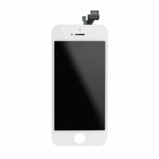 iPhone 5 LCD Displej + Dotyková deska, sklo - bílé, OEM