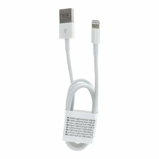 Kabel USB pro iPhone Lightning 8-pin 1 metr bílý C601