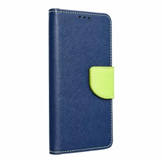 Pouzdro Fancy Book APPLE IPHONE 14 PRO MAX ( 6.7  ) navy blue / limonka