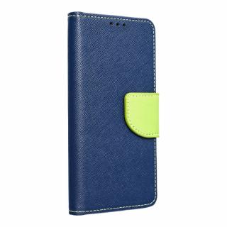 Pouzdro Fancy Book SAMSUNG Galaxy A54 navy blue / limonka