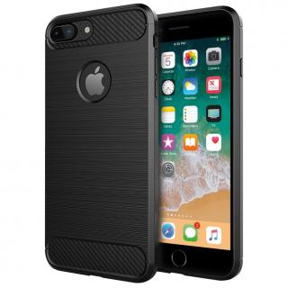 Pouzdro Forcell Carbon APPLE IPHONE 7 Plus / 8 Plus černé