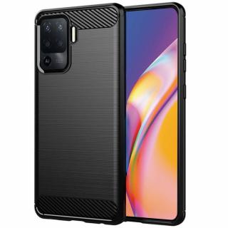 Pouzdro Forcell Carbon OPPO A94 5G / F19 Pro Plus 5G / Reno 5Z  černé