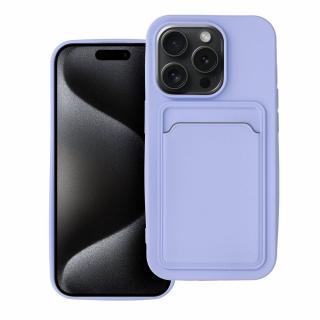 Pouzdro Forcell CARD CASE APPLE IPHONE 15 PRO fialové