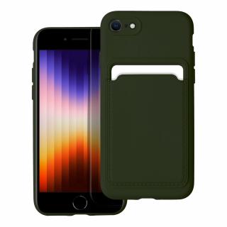 Pouzdro Forcell CARD CASE APPLE IPHONE 7 / 8 / SE 2020 / SE 2022 zelené