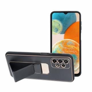 Pouzdro Forcell LEATHER Case Kickstand SAMSUNG Galaxy A23 5G černé