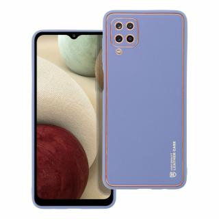 Pouzdro Forcell LEATHER Case SAMSUNG Galaxy A12 modré